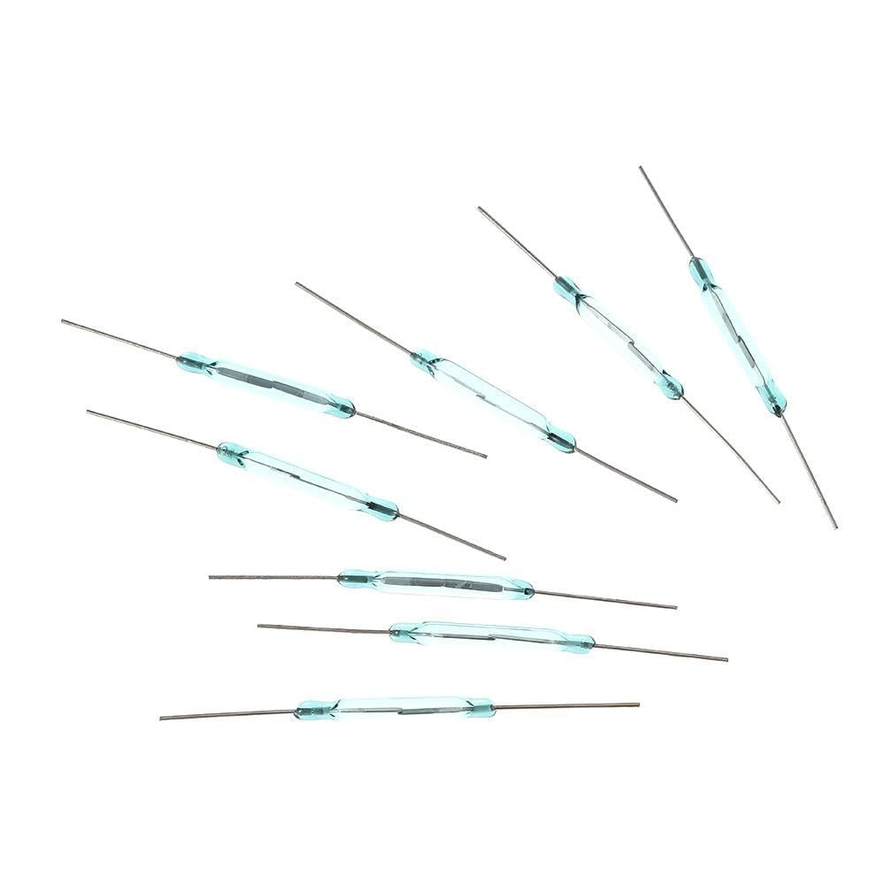 10pcs N/O Reed switch Magnetic Switch 2 * 14mm Normally Open Magnetic Induction switch