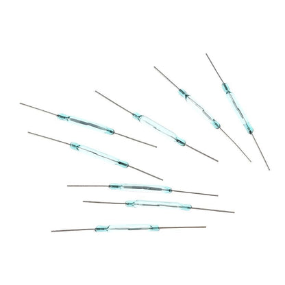 10pcs N/O Reed switch Magnetic Switch 2 * 14mm Normally Open Magnetic Induction switch