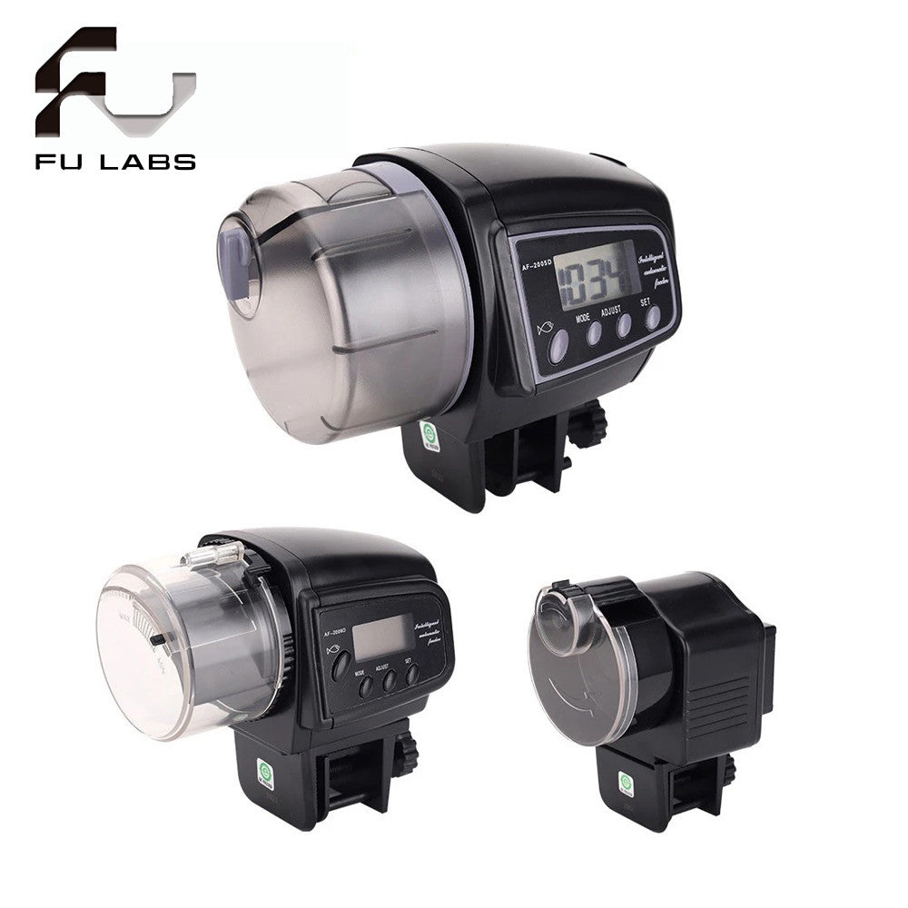 Automatic Fish Feeder Intelligent Fish/Turtle/Goldfish Feeder for Aquarium and Fish Tank 4 Times Intelligent Timer Fish Food Dispenser