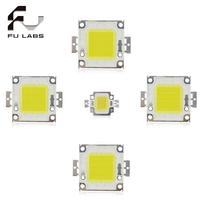 10W 20W 30W 50W 100W White/Warm white LED CHIP Integrated High Power Lamp Beads 24*44mil 32V-34V 3200K-6500K 600-3000MA