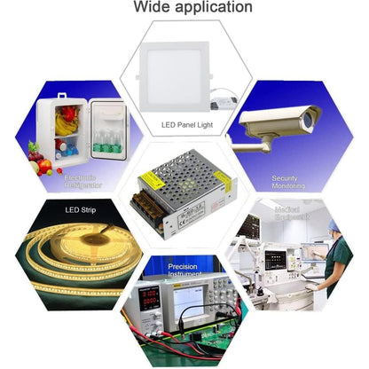 DC 12V5A Power Supply 60W AC 110V/220V To DC 12V Switch Power Supply Security Adapter