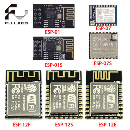ESP8266 ESP-01 ESP-01S ESP-07 ESP-07S ESP-12 ESP-12E ESP-12F WIFI wireless module wireless transceiver