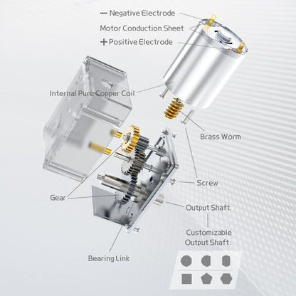 JGY370 DC Gear Motor 6RPM~150RPM 12V Single High Torque Speed Reducer Metal Worm Geared Box Motors Reversible Low Speed Worm