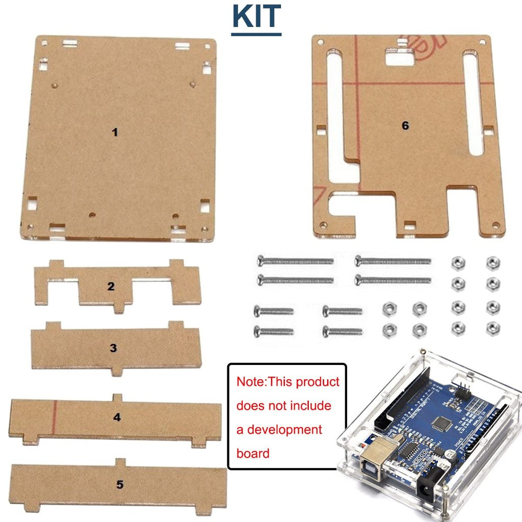 Arduino UNO R3 Acrylic Case