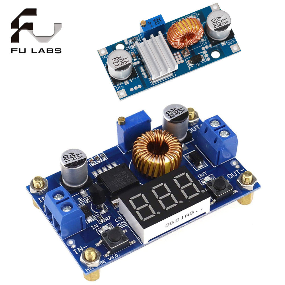 Xl4015e + Display Adjustable Step Down Volt DC 5A 75W Voltmeter XL4015 Button