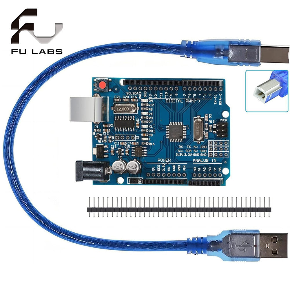 UNO R3 CH340G+MEGA328P Chip 16Mhz For Arduino UNO R3 Development board + USB CABLE