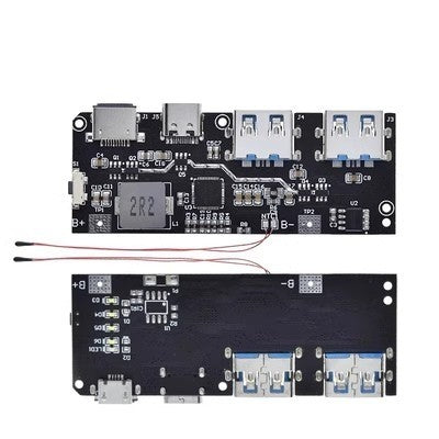 22.5W Power Bank 5-Port Bidirectional Fast Charging Mobile Power Module Circuit Board QC4.0+PD3.0