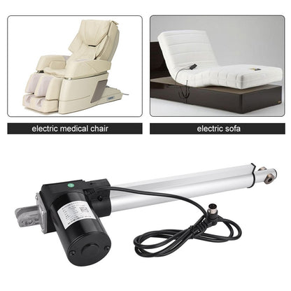 DC 12V Linear Actuator 6000N Max Lift Stroke Electric Motor