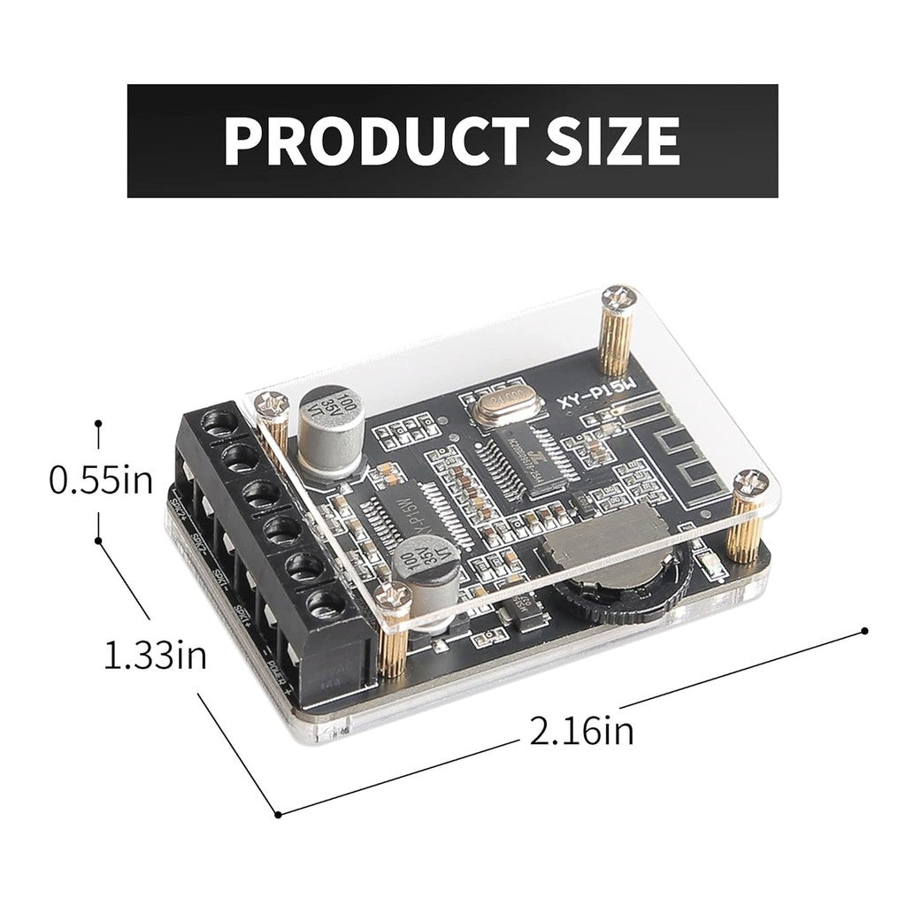 XY-P15W Bluetooth 5.0 stereo 30W+30W audio High power digital amplifier power amplifier board  10W/15W/20W Stereo