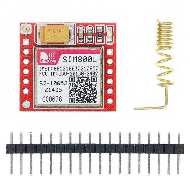 Smallest SIM800L GPRS GSM Module Micro SIM Card Core Board Quad-band TTL Serial Port for Arduino