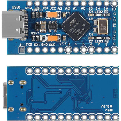 Pro Micro for arduino ATmega32U4 5V/16MHz Module with 2 row pin header For Leonardo