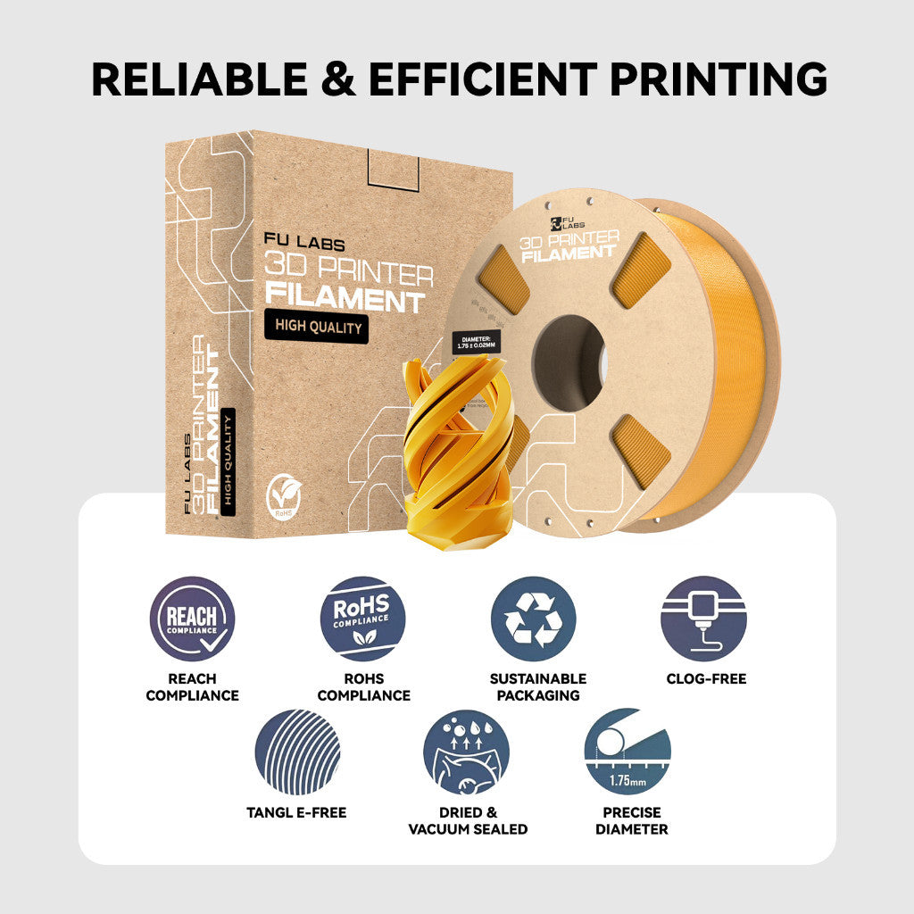 FU LABS Filament PLA+ Filament  3D Printer Filament 1.75mm 1KG