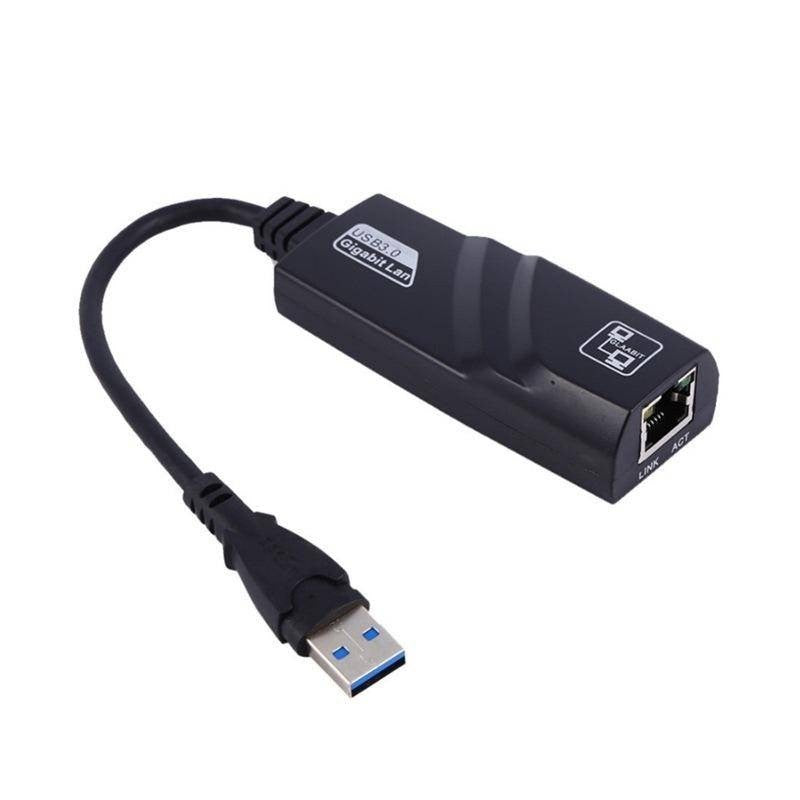 USB 3.0 Gigabit LAN Driverless USB to RJ45 Cable Converter 10/100/1000 Mbps Gigabit for PC/Laptop