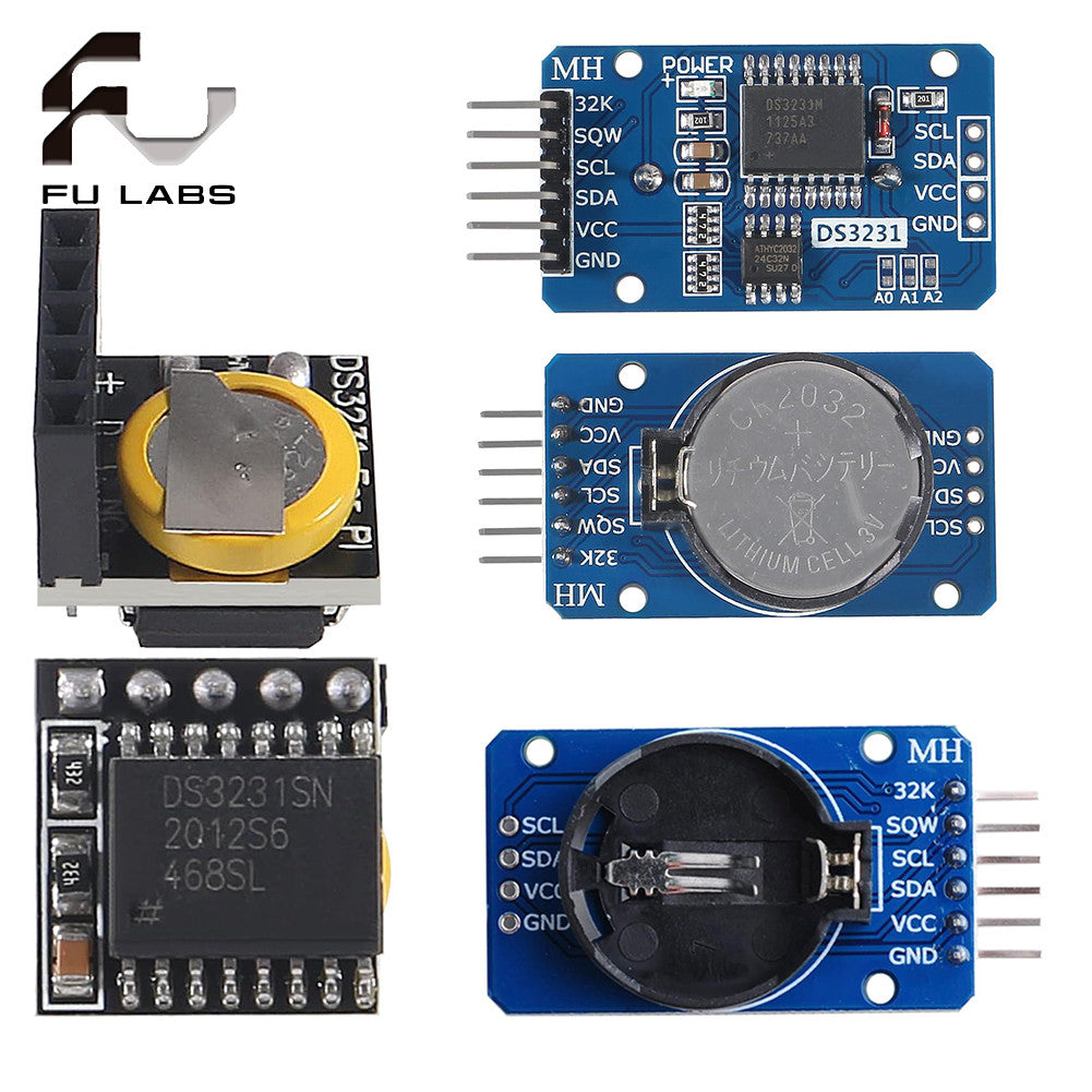 DS3231 AT24C32 IIC Module Precision Clock Module DS3231SN Memory module DS3231 mini module Real Time 3.3V/5V For Raspberry Pi