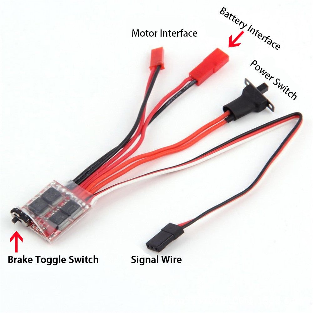 20A 30A 3-9.4V Brushed ESC RC Car Boat Electronic Motor Speed Controller w/ Brak