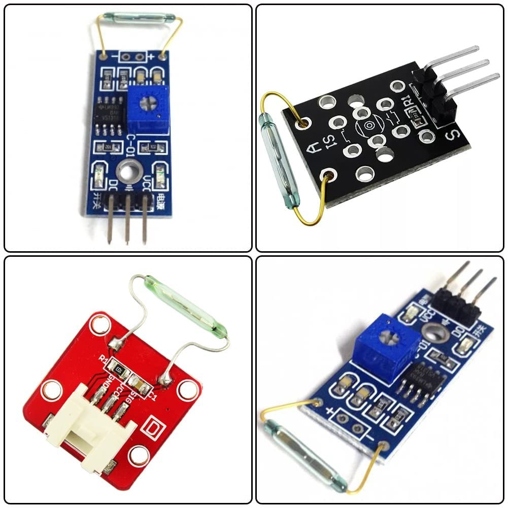 10pcs N/O Reed switch Magnetic Switch 2 * 14mm Normally Open Magnetic Induction switch