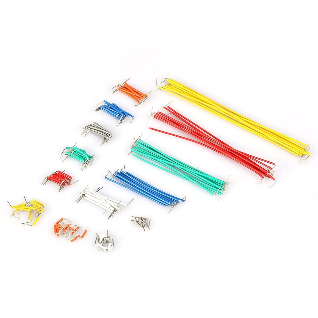 140pcs U Shape Solderless Breadboard Jumper Cable Wire Kit For PCB Bread Board with box