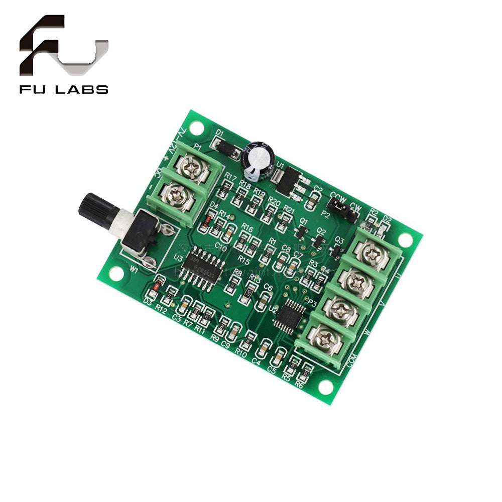 Hard Drive Motor 3/4 Wire 7V-12V Brushless DC Motor Driver Controller Board With Reverse Voltage Over Current Protection