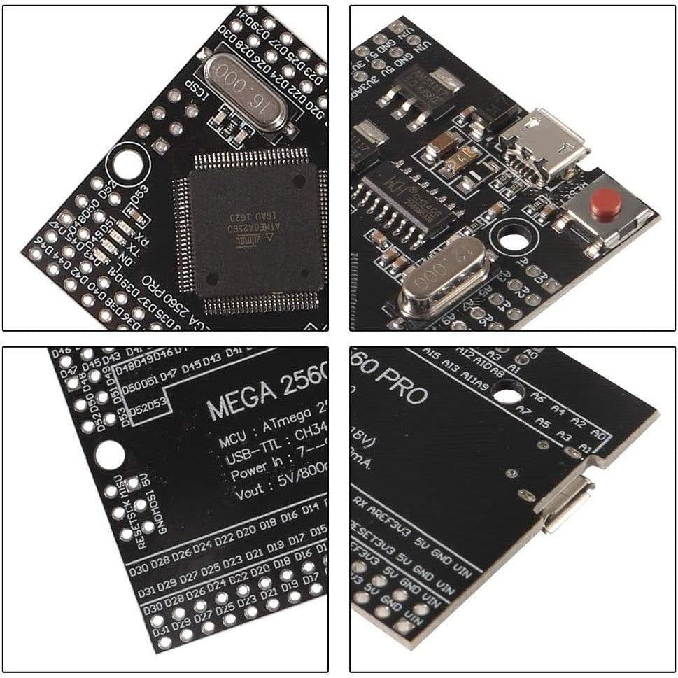 MEGA2560 PRO MEGA 2560 R3 Mega2560 REV3 AVR (ATmega2560-16AU CH340G) Development Board with USB Cable compatible arduino