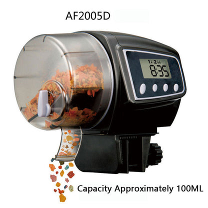Automatic Fish Feeder Intelligent Fish/Turtle/Goldfish Feeder for Aquarium and Fish Tank 4 Times Intelligent Timer Fish Food Dispenser