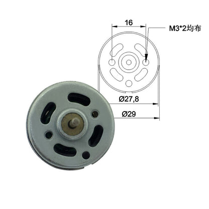 Rs-385 24V Brush DC Motor High Speed Micro DC Motor Brushed Metal Stainless Steel Gear Motor For El