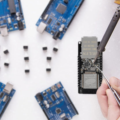 WT32-ETH01 Embedded Serial Port Networking Bluetooth-compatible Ethernet WIFI Combo Gateway MCU ESP32 Wireless Module WT32 ETH01