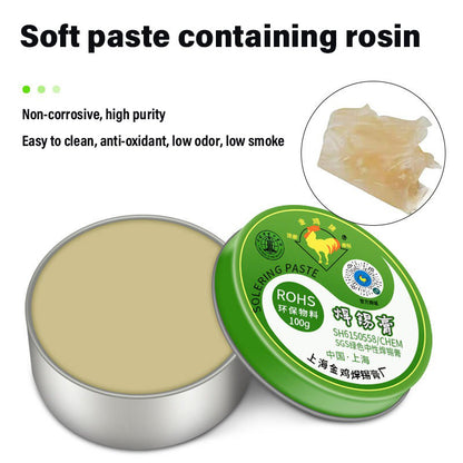 100g Soldering Paste Soldering Flux/Lead-free Welding Flux/Iron Repair Soldering Flux for Circuit Soldering Components Welding Tool.