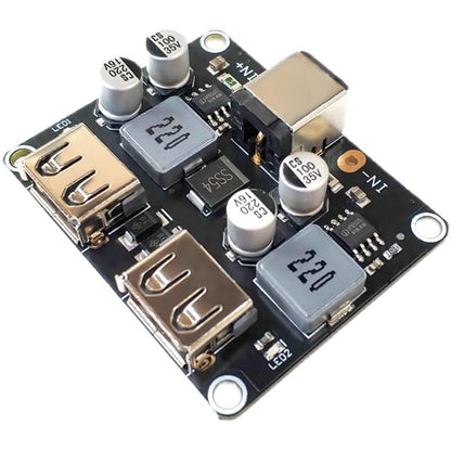 1/2/4Channel QC3.0 QC2.0 USB DC-DC Buck Converter Charging Step Down Module 6-32V 9V 12V 24V to Fast Quick Charger Circuit Board 5V