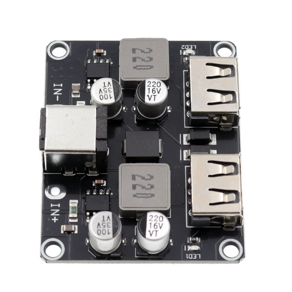 1/2/4Channel QC3.0 QC2.0 USB DC-DC Buck Converter Charging Step Down Module 6-32V 9V 12V 24V to Fast Quick Charger Circuit Board 5V
