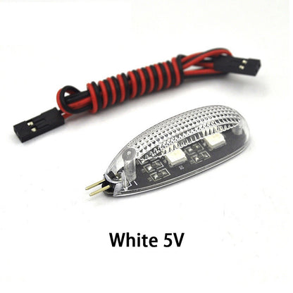 1pcs Intelligent Navigation Light V1 LED Red Green White Blue Wireless for Fixed wing FPV Racing Drone quadcopter LED