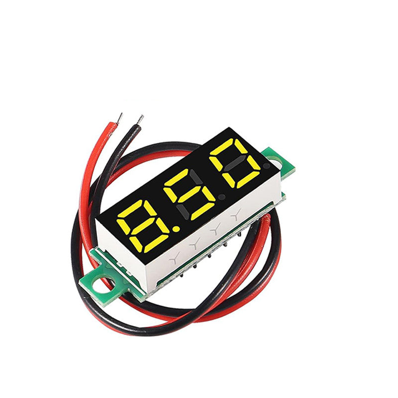 0.28 0.36 0.56 Inch 2.5V-40V Mini Digital Voltmeter Voltage Tester Meter RED/BLUE/YELLOW/GREEN LED Screen