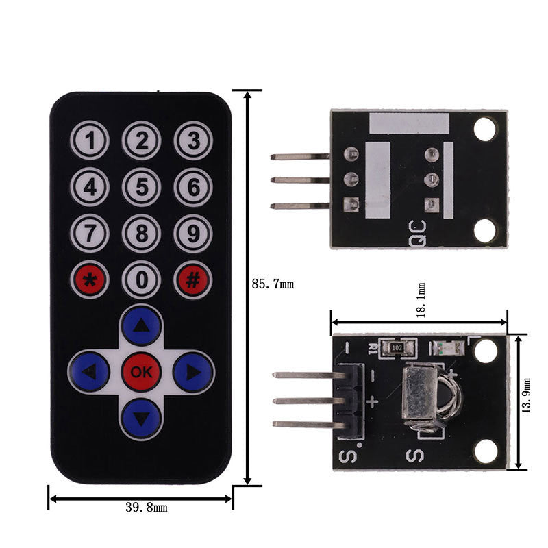 Fulabs IR Wireless Remote Control Module Kits DIY Kit HX1838 For Raspberry Pi arduino