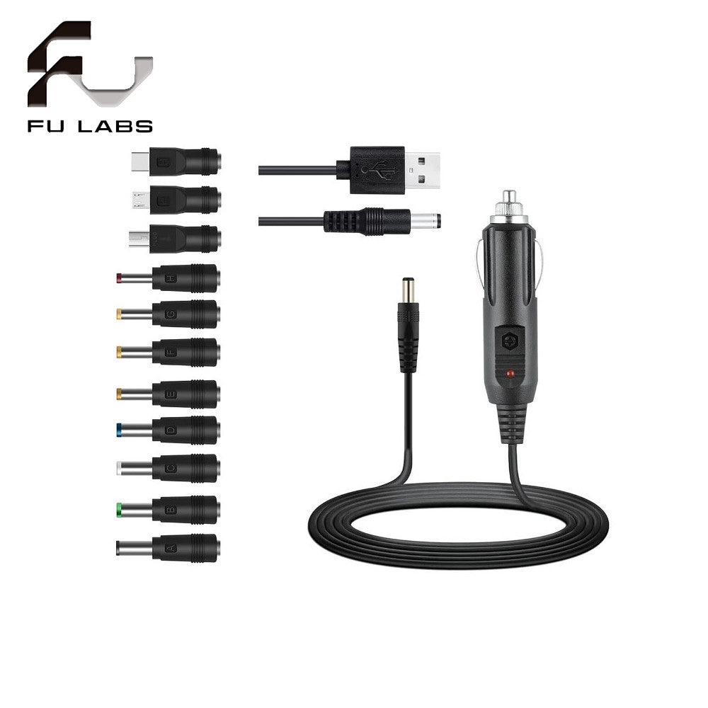 Fulabs DC 5.5X 2.1 MM Female Socket Adapter Connectors to Male Jack Plug Power Adaptor 8 pcs set