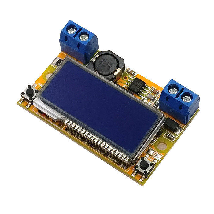 Dual Display 3A Step Down Power Supply Buck Converter Adjustable LCD Step-down Voltage Regulator DC-DC 5-23V To 0-16.5V