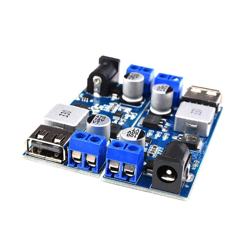 LM2596S DC-DC 24V/12V To 5V 5A Step Down Power Supply Buck Converter Replace HW-688 Adjustable USB Step-down Charging Module For Phone