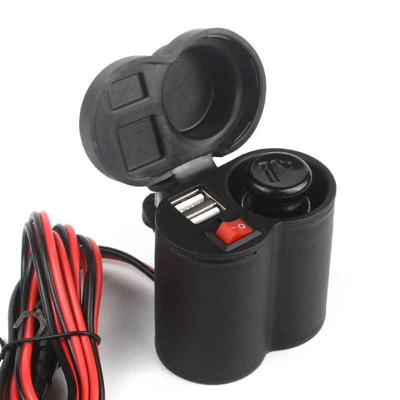 5V2A Small Motorcycle Telescope type Charger Waterproof USB Motor Charger