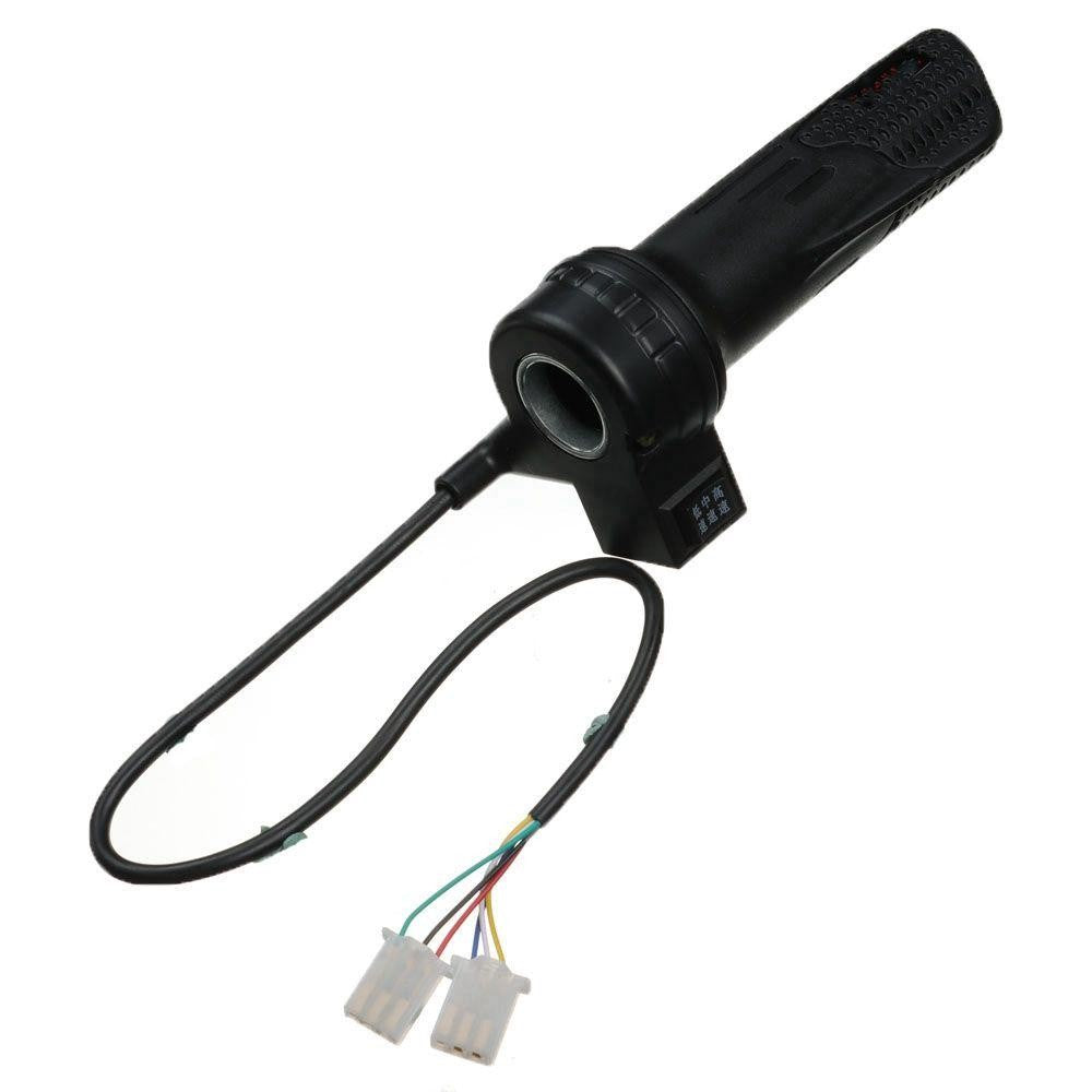 E-Bike Twist Throttle Universal Electric Scooter Parts Speed Handlebar Throttle 12V 24V Electric Twist Throttles 36V 48V Cycling Throttle Grip