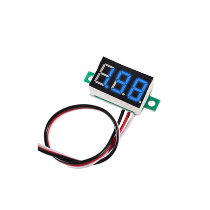 0.28 0.36 0.56 Inch 2.5V-40V Mini Digital Voltmeter Voltage Tester Meter RED/BLUE/YELLOW/GREEN LED Screen