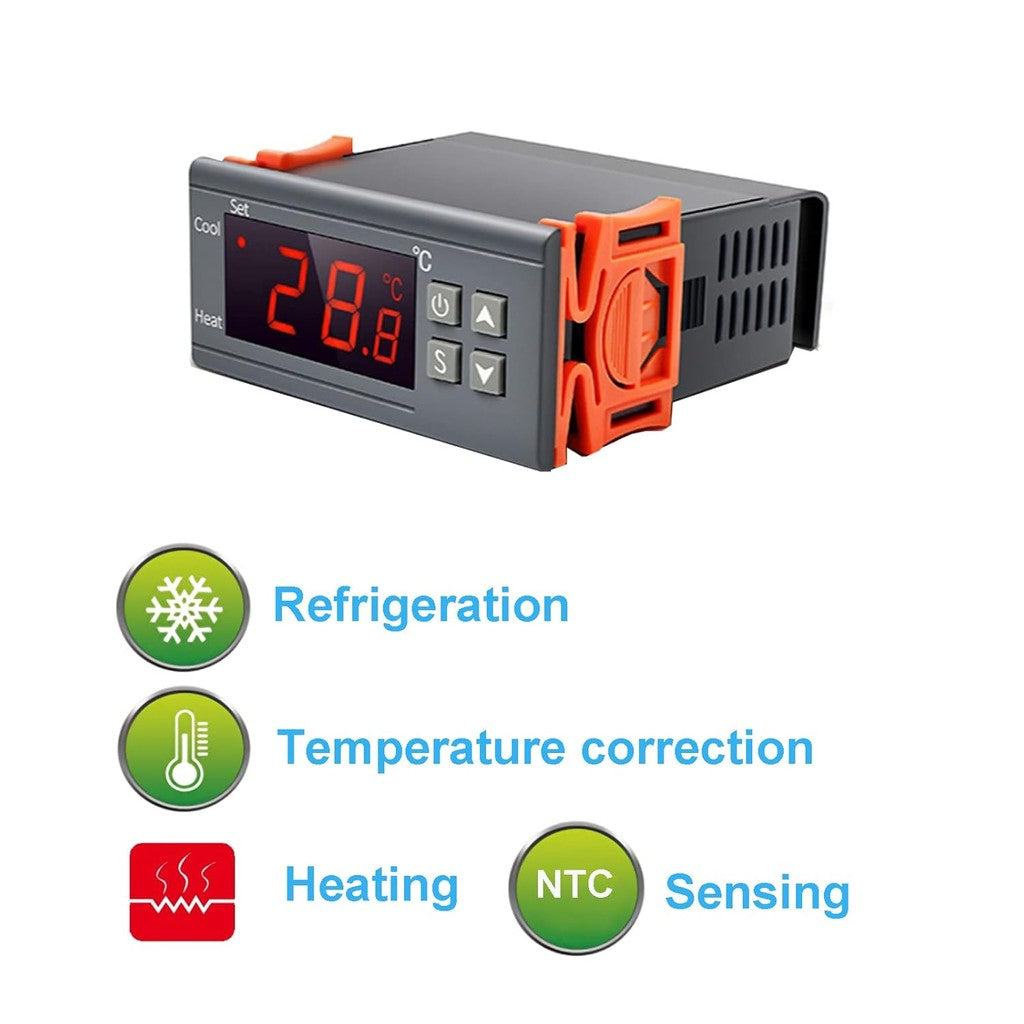 220V Digital STC-1000 Temperature Controller Thermostat Sensor