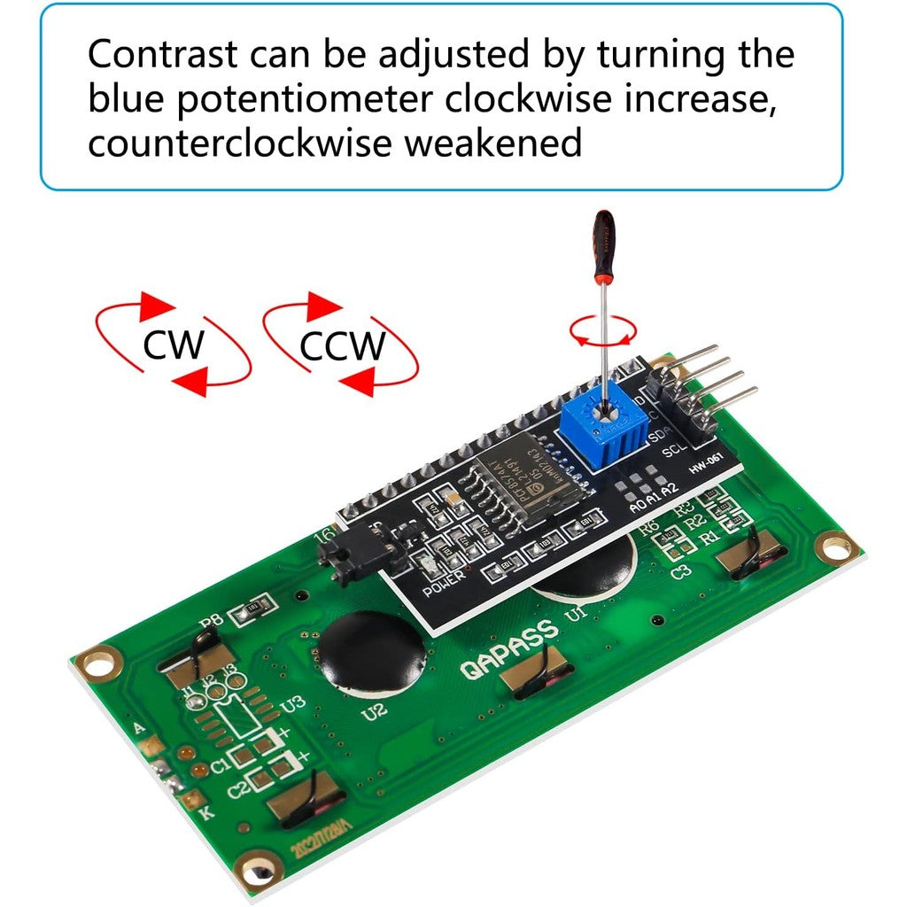 LCD module Blue Green screen IIC/I2C 1602 for arduino 1602 LCD UNO r3 mega2560 LCD1602+IC2