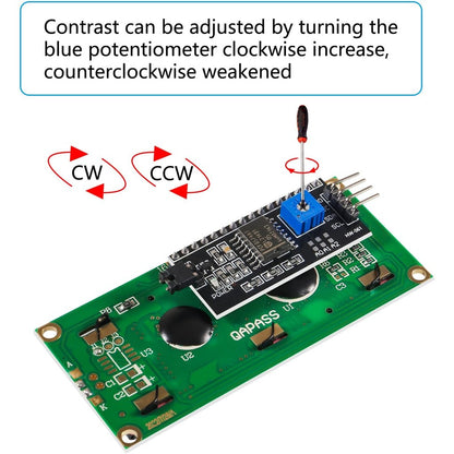 LCD module Blue Green screen IIC/I2C 1602 for arduino 1602 LCD UNO r3 mega2560 LCD1602+IC2