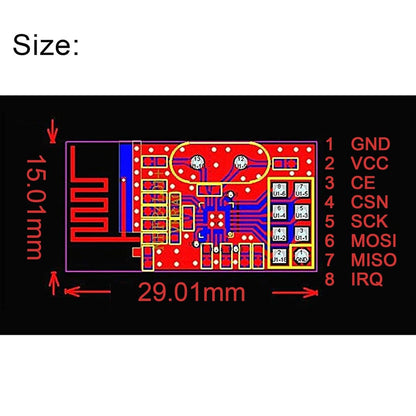 Mini NRF24L01+PA+LNA 2.4ghz Wireless Module Plus Pa lna 1000 Meters For Arduino