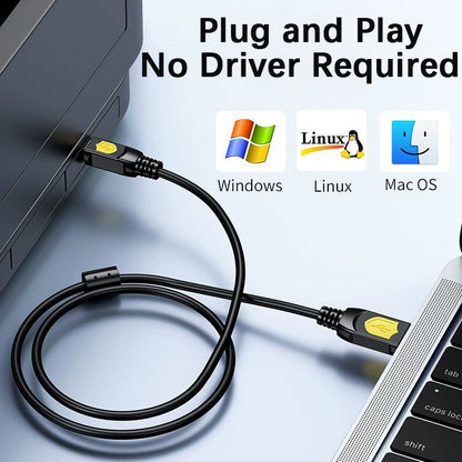 1.5M 3M Hi-Speed USB 2.0 Printer Scanner Cable Type A Male to Type B Male