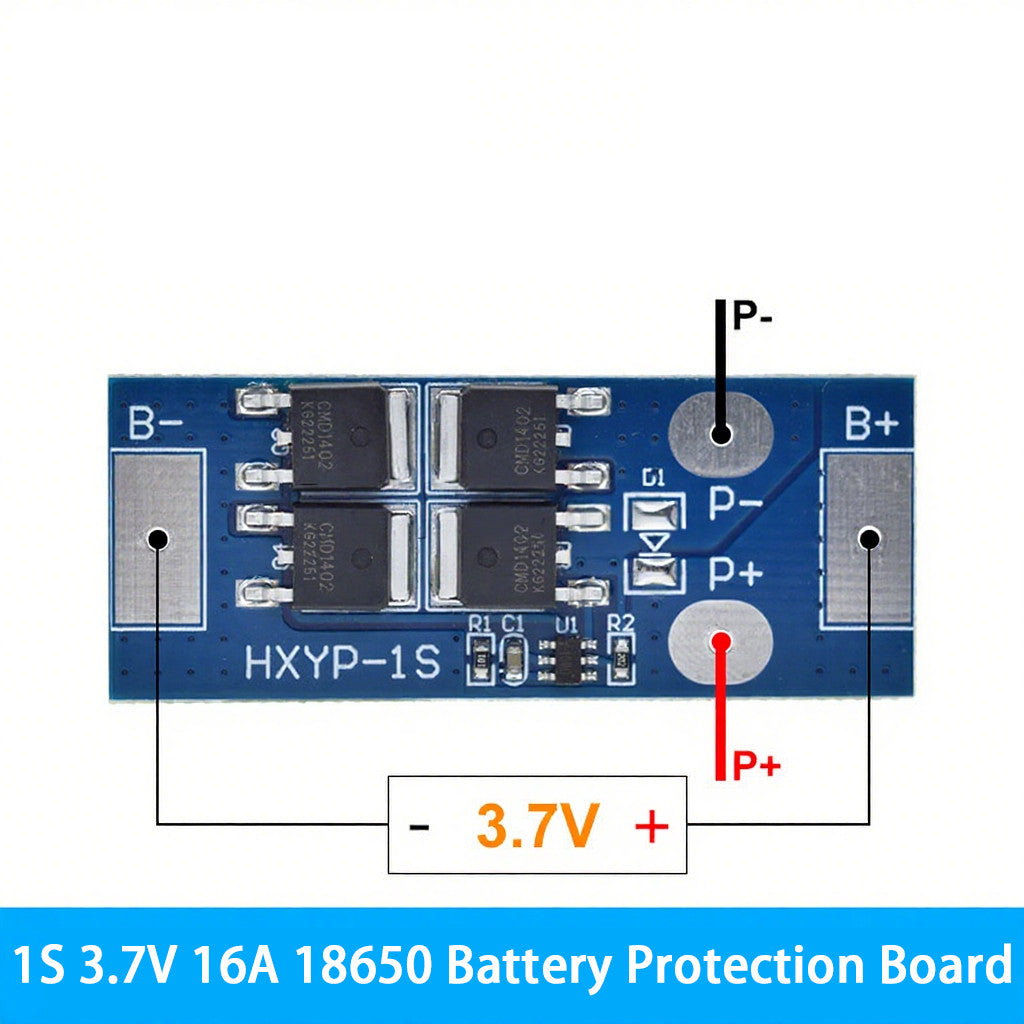 Fulabs 1S 3.7V LiFePO4 Lithium Battery Protection Board 18650 3.2V Charging Voltage/Short Circuit/Overcharge Prevention