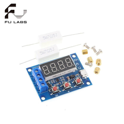 1pcs ZB2L3 Battery Tester LED Digital Display 18650 Lithium Battery Power Supply Test Resistance Lead-acid Capacity Discharge Meter