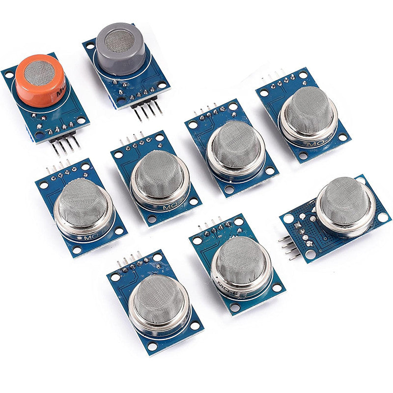 MQ2 MQ3 MQ4 MQ5 MQ6 MQ7 MQ8 MQ9 MQ135 Smoke Alcohol Methane LPG Carbon Monoxide Hydrogen Gas Sensor