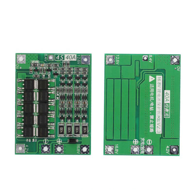 3S/4S 40A 60A Li-ion Lithium Battery Charger Protection Board 18650 BMS For Drill Motor 11.1V 12.6V/14.8V 16.8V Enhance/Balance