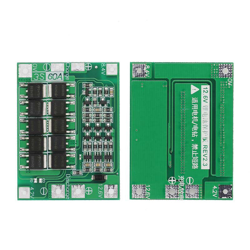 3S/4S 40A 60A Li-ion Lithium Battery Charger Protection Board 18650 BMS For Drill Motor 11.1V 12.6V/14.8V 16.8V Enhance/Balance