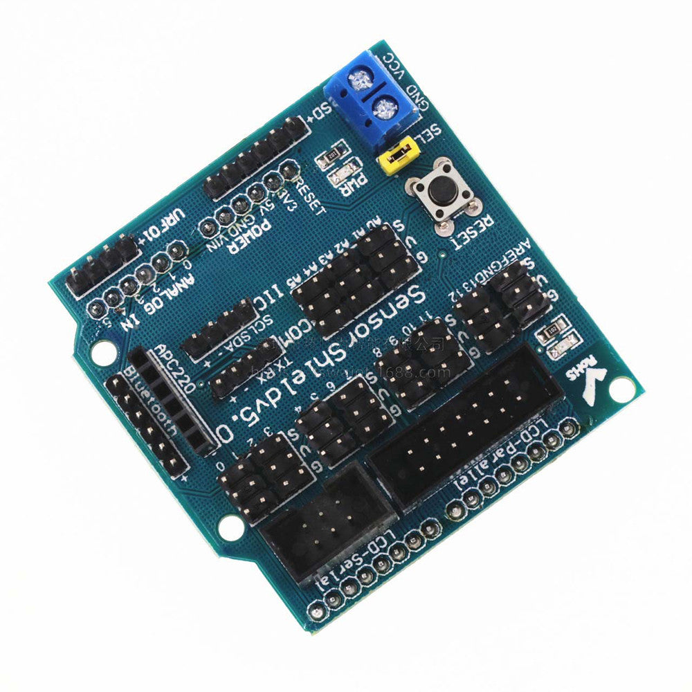 1pcs V5 0 Sensor Shield Expansion Board For Arduino Electronic Building Blocks Robot Accessories