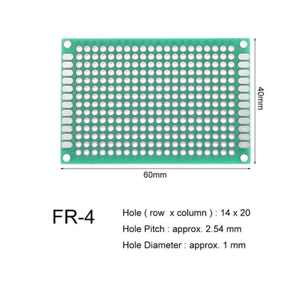 FR4 Universal Protoboard PCB - Double Sided